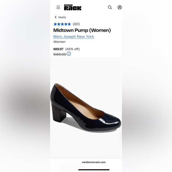 NIB Marc Joseph New York
Womens Midtown Patent Leather Pump Size: 7.5 - Picture 12 of 12